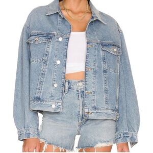 AGOLDE Charli Oversized Denim Jacket Size XS